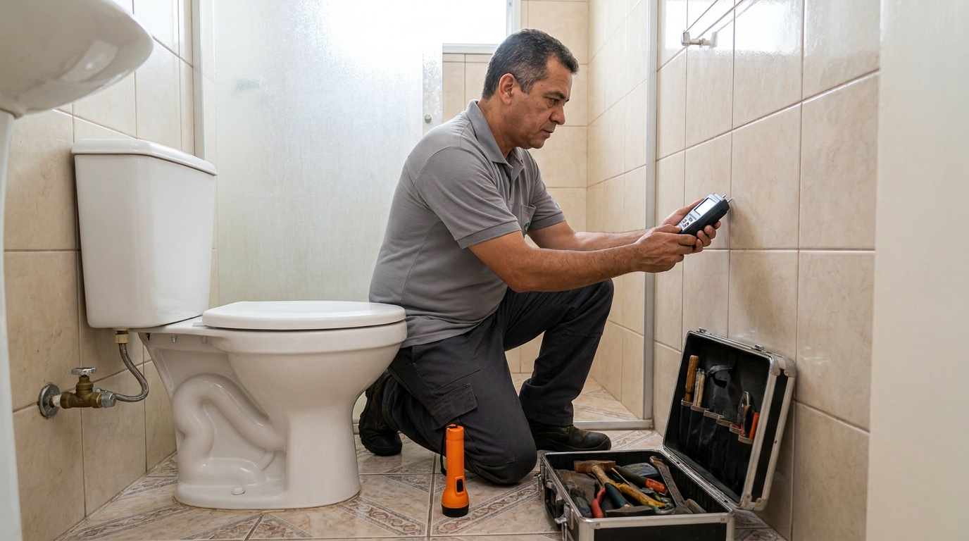 Caça Vazamento de Água no Bom Pastor, Natal‑RN
