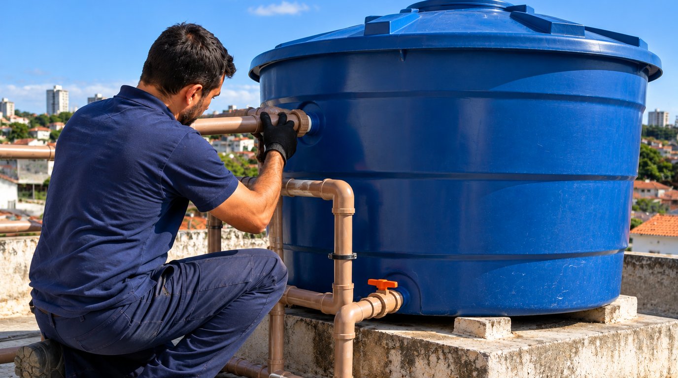 Instalação e Limpeza de Caixa d'Água em Natal‑RN