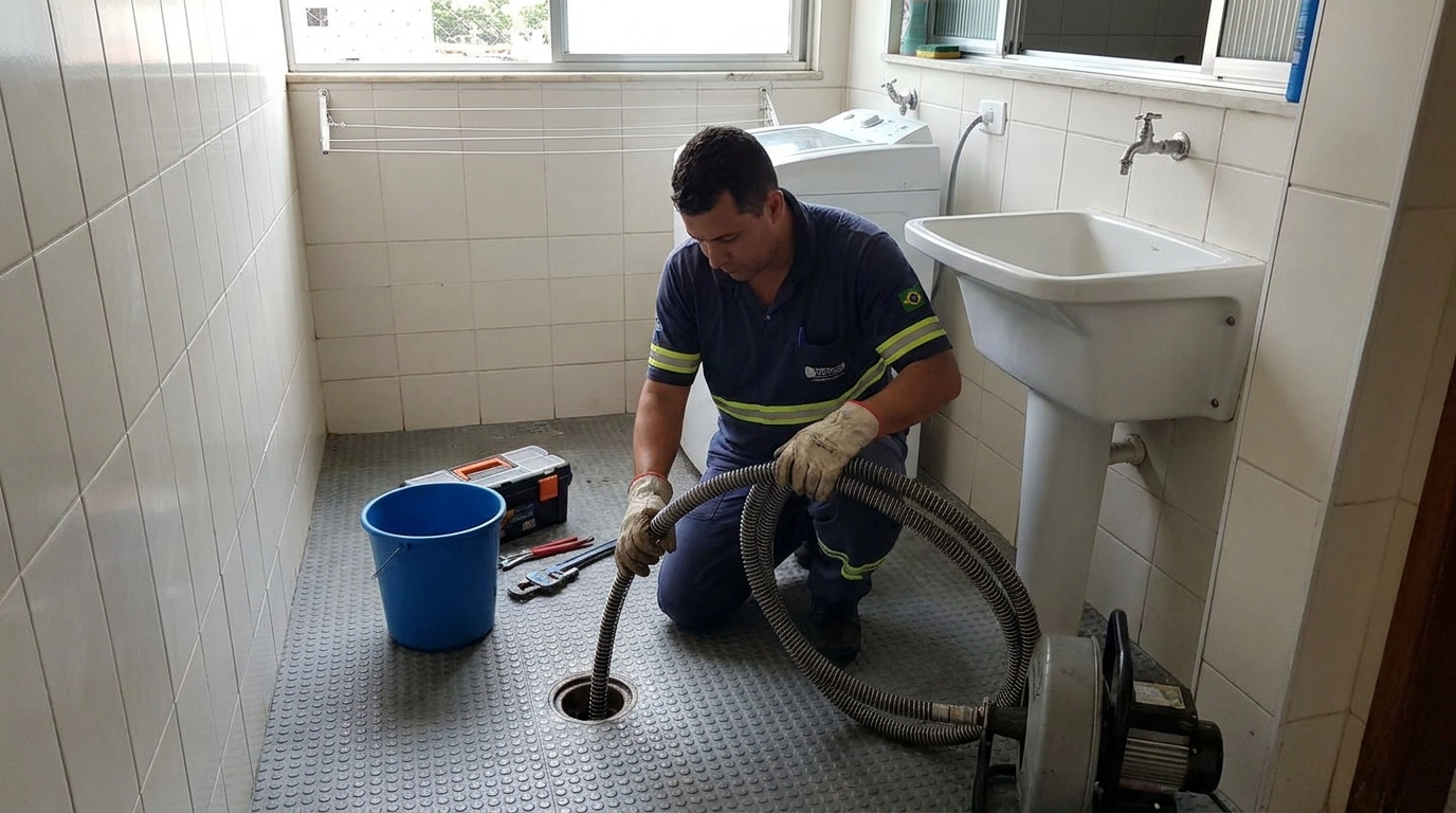 Desobstrução na Cozinha nas Rocas, Natal‑RN