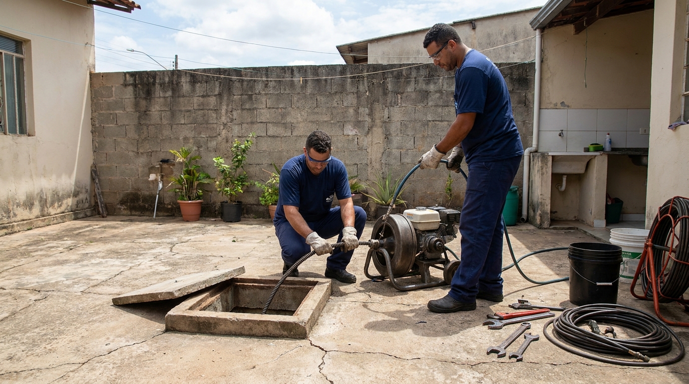 Sucção de Resíduos em Capim Macio, Natal‑RN